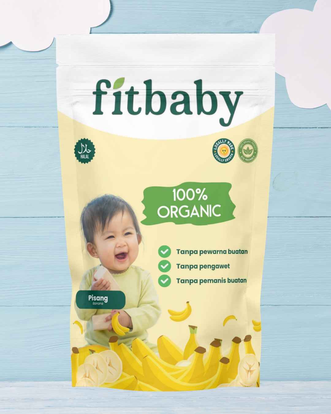 Cemilan bayi dan balita sehat rasa pisang