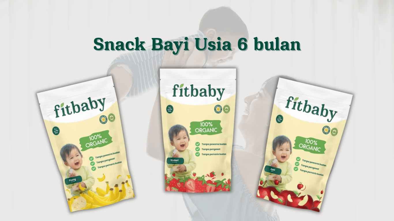 cemilan bayi sehat untuk usia 6 bulan